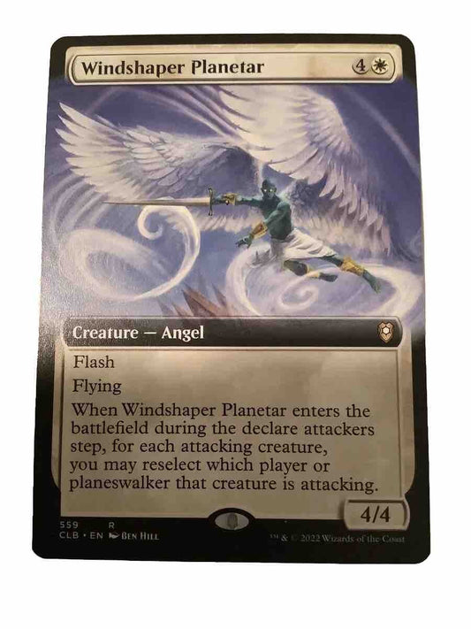 MTG CLB: Windshaper Planetar (Creature Angel) Extended Art 559