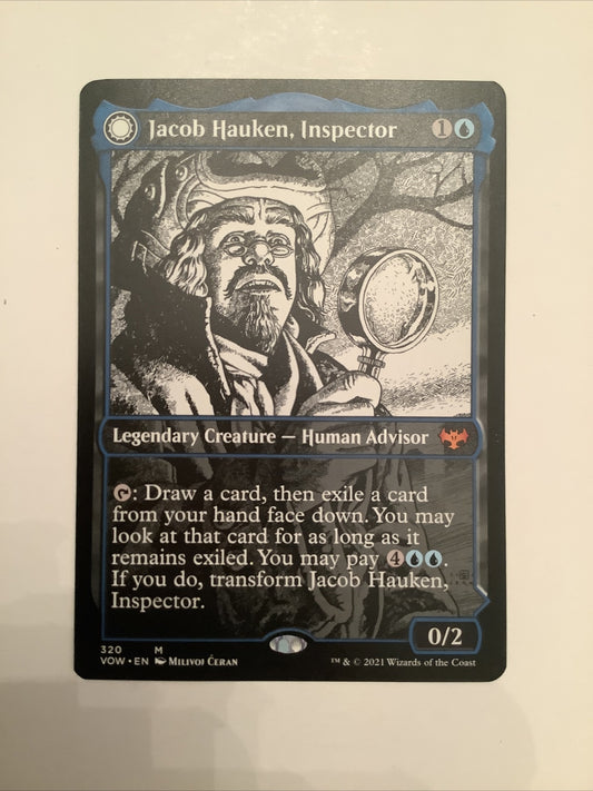 MTG VOW: Jacob Hauken,Inspector Hauken's Insight (Legendary)Showcase Mythic 320