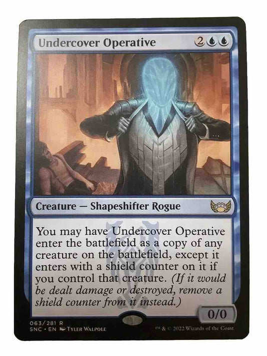 MTG SNC: Undercover Operative (Creature Shapeshifter Rogue) 063/281 Regular Rare