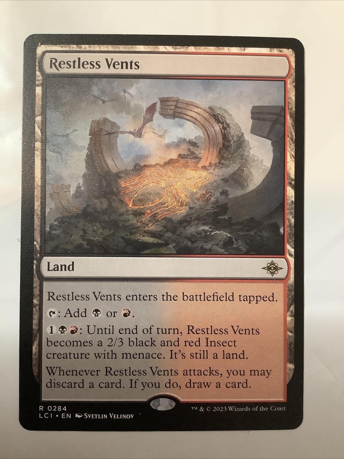 Restless Vents LCI 284 MTG card from DM Vault Co.