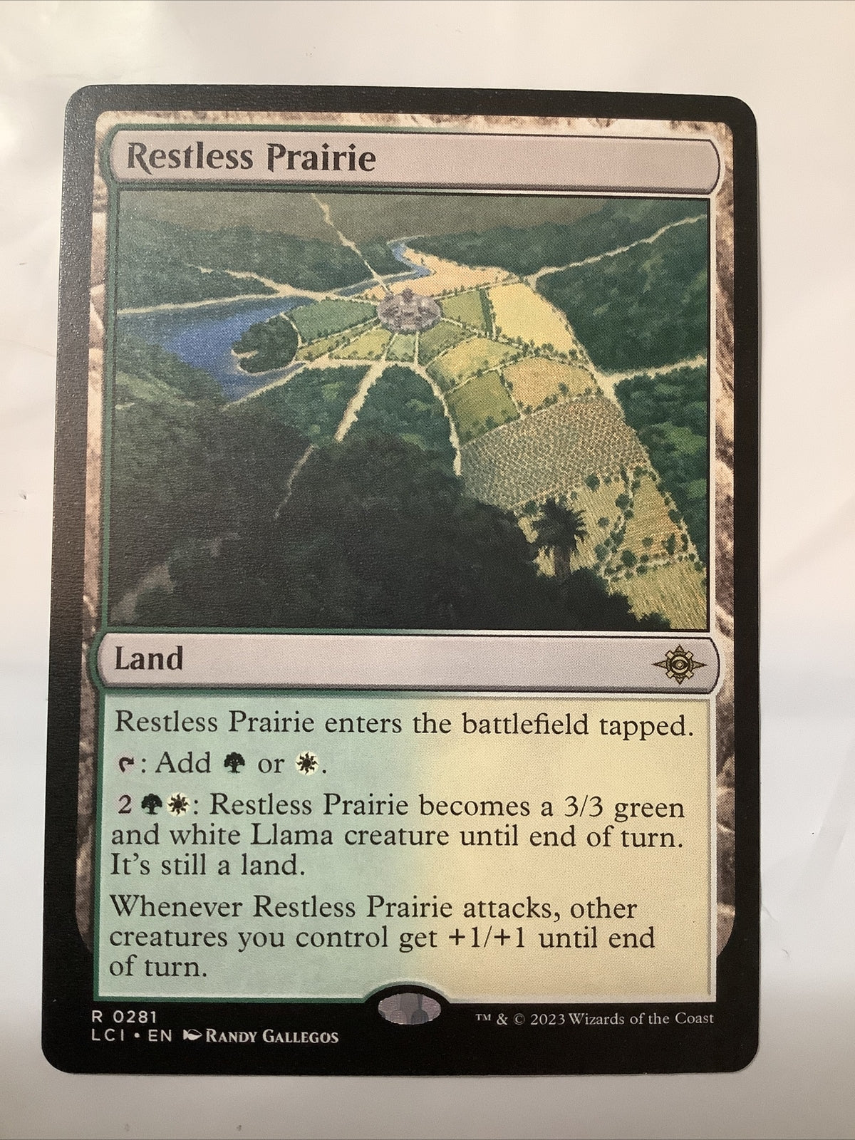Restless Prairie LCI 281 regular finish MTG card from DM Vault Co.