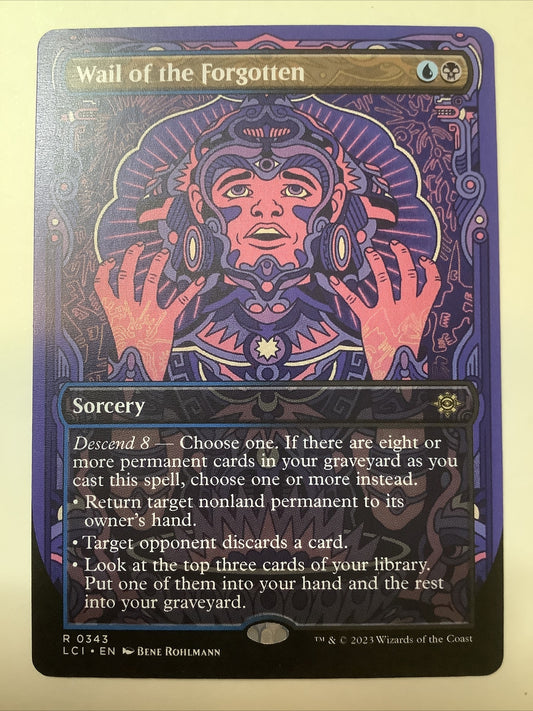 Wail of the Forgotten Extended Art LCI 343 regular finish MTG card