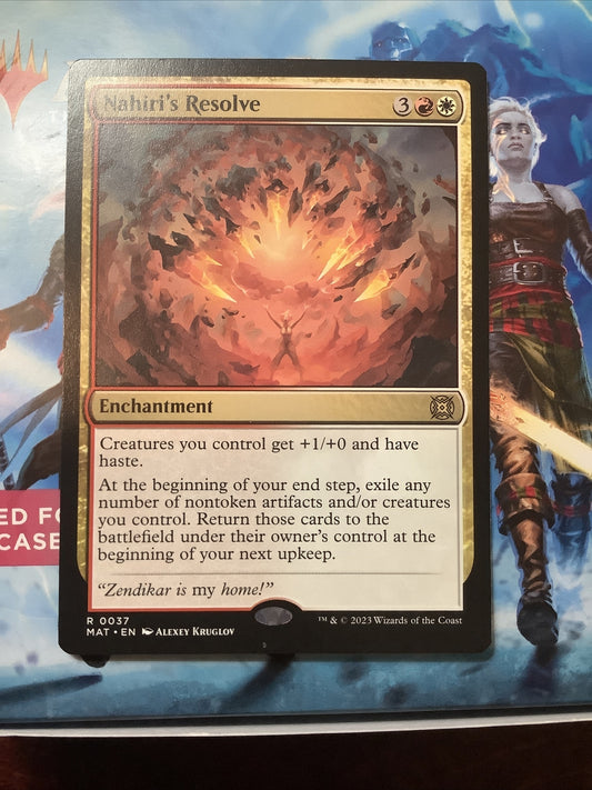 Nahiri's Resolve — March of the Machine The Aftermath — Regular Rare — DM Vault Co.
