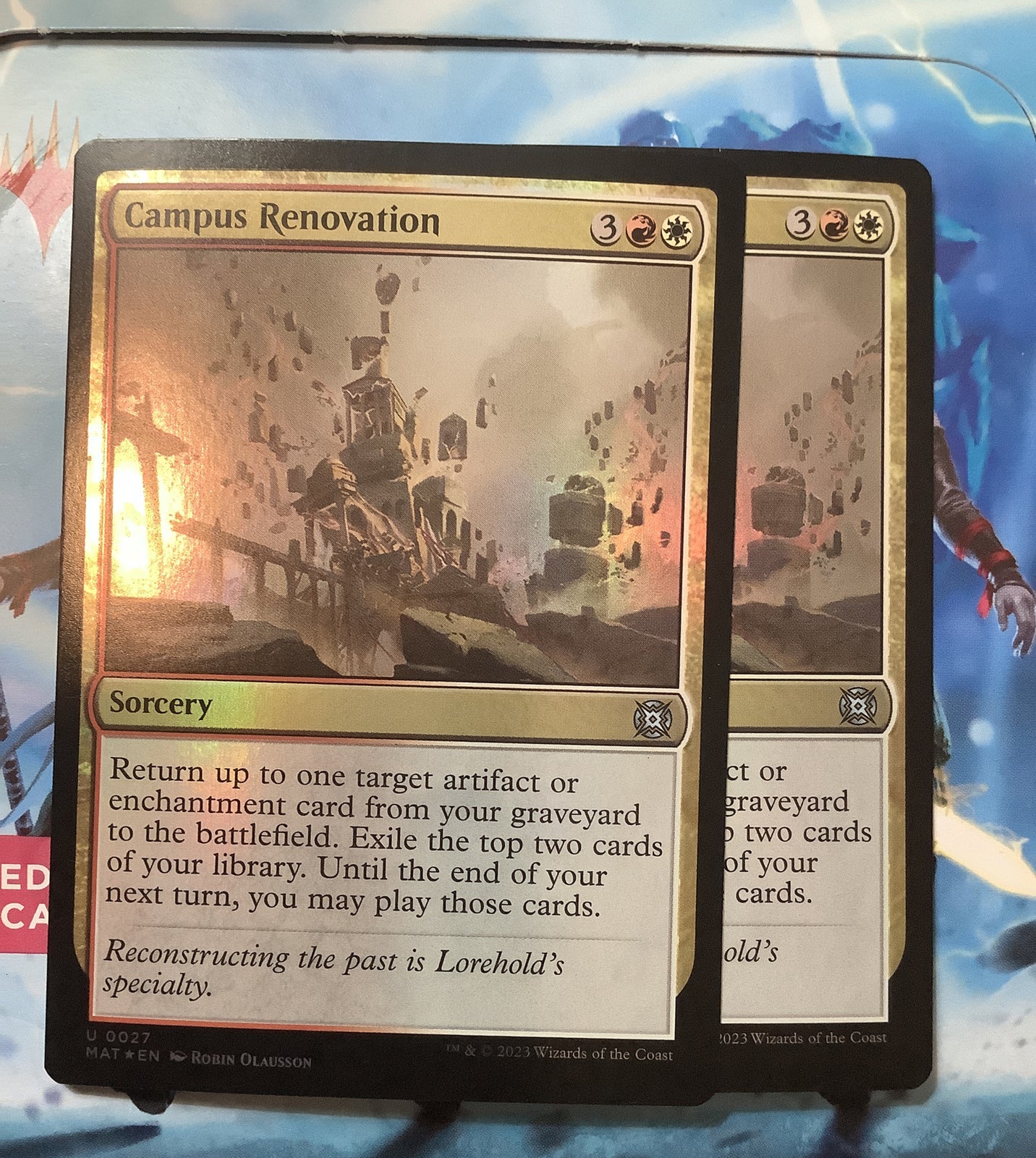 Campus Renovation — MAT Foil Uncommon MTG card (2 copies)
