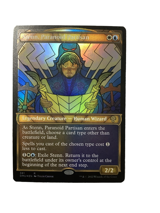 Stenn Paranoid Partisan Dominaria United Showcase Foil MTG
