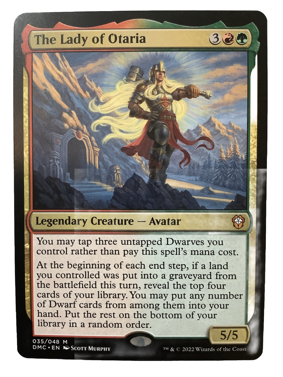 The Lady of Otaria — DMC — Regular Mythic Legendary Creature MTG card
