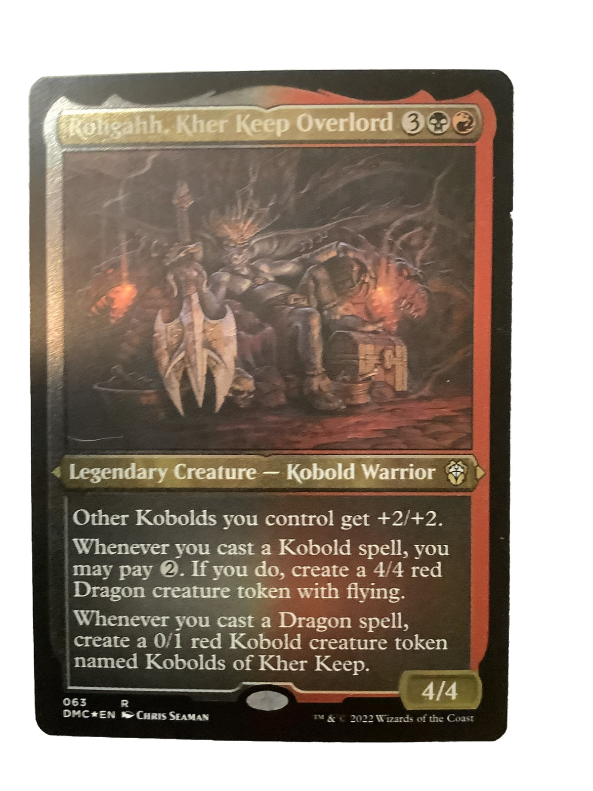 Rohgahh, Kher Keep Overlord — DMC — Foil Etched Rare MTG card
