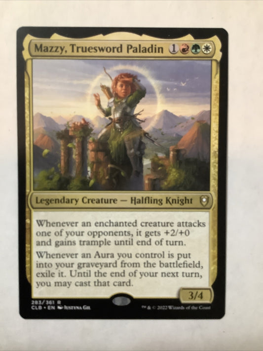 Mazzy Truesword Paladin CLB 283 regular finish MTG card