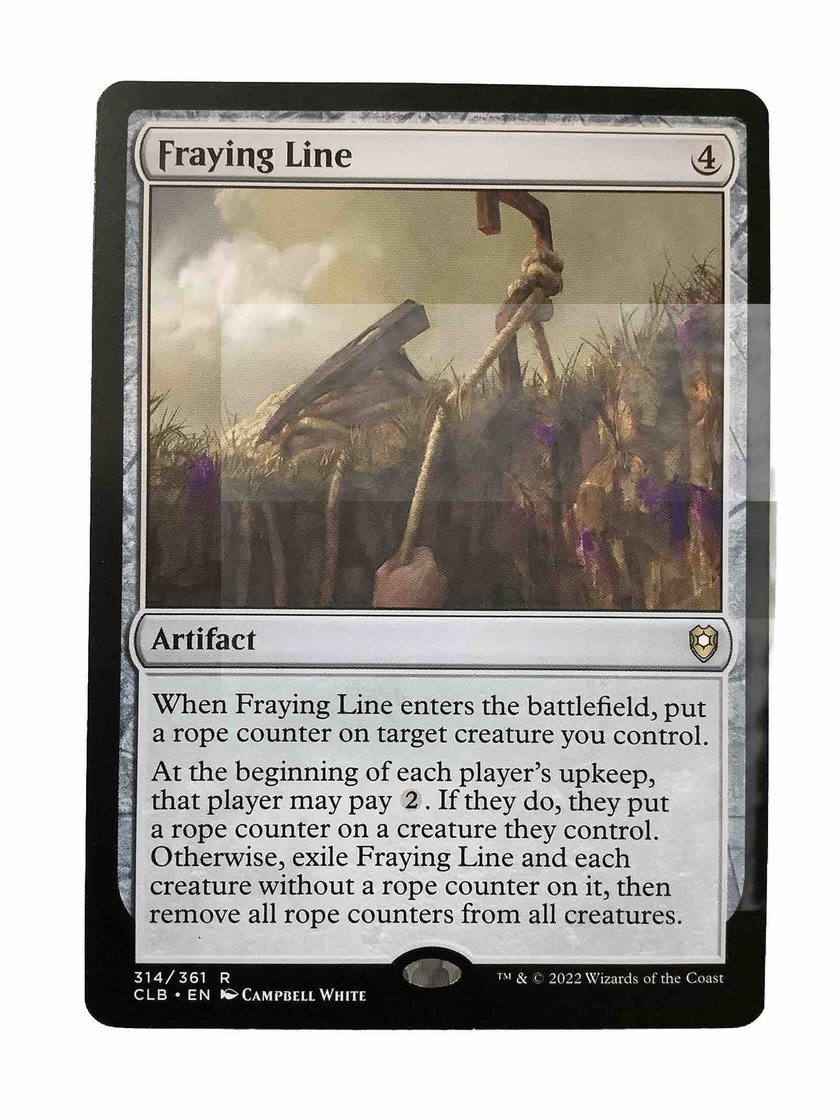 Fraying Line CLB 314 from Commander Legends: Battle for Baldur's Gate.