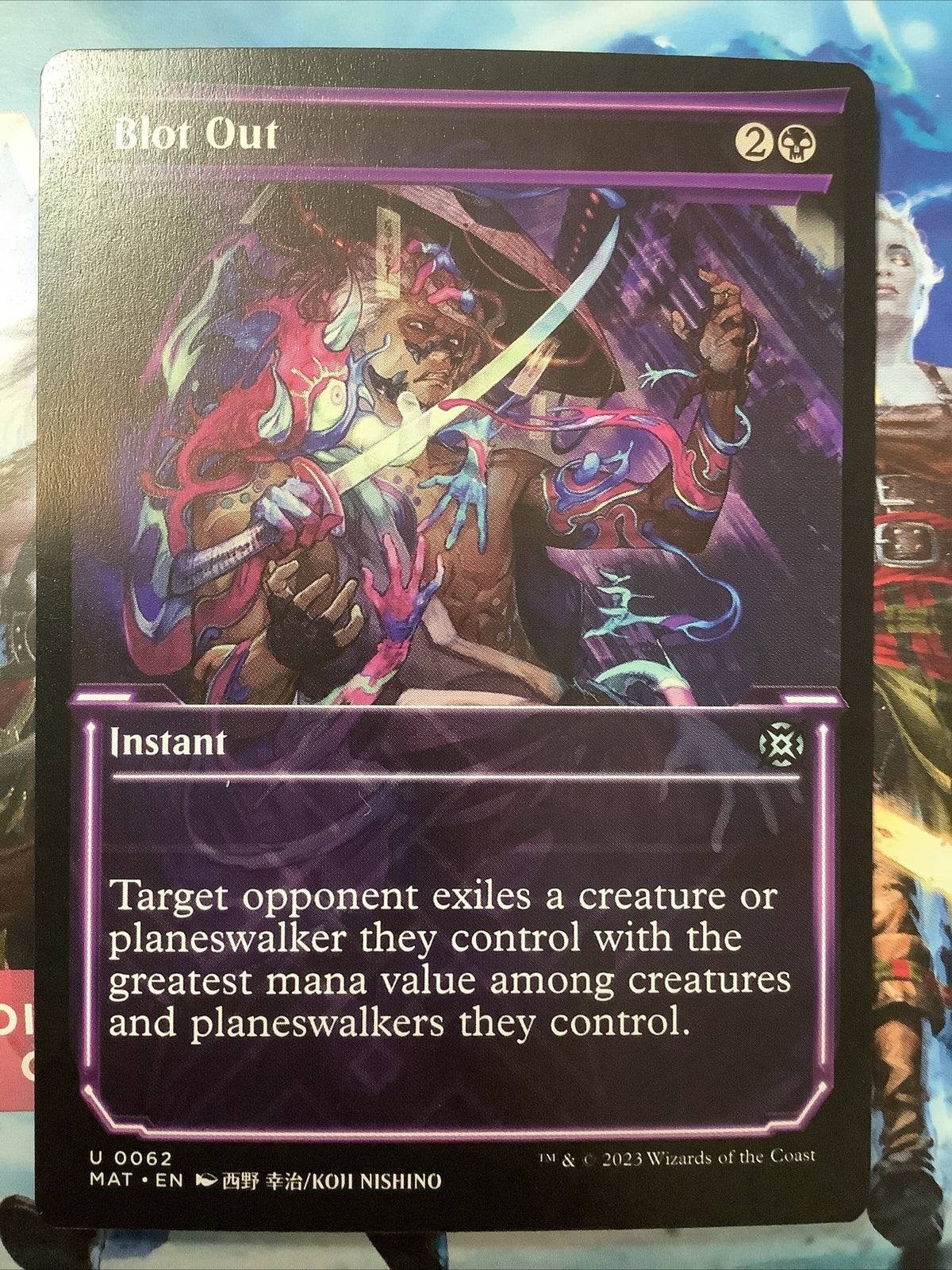 MTG MAT: Blot Out (Instant) Showcase Uncommon 0062