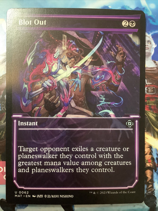 MTG MAT: Blot Out (Instant) Showcase Uncommon 0062