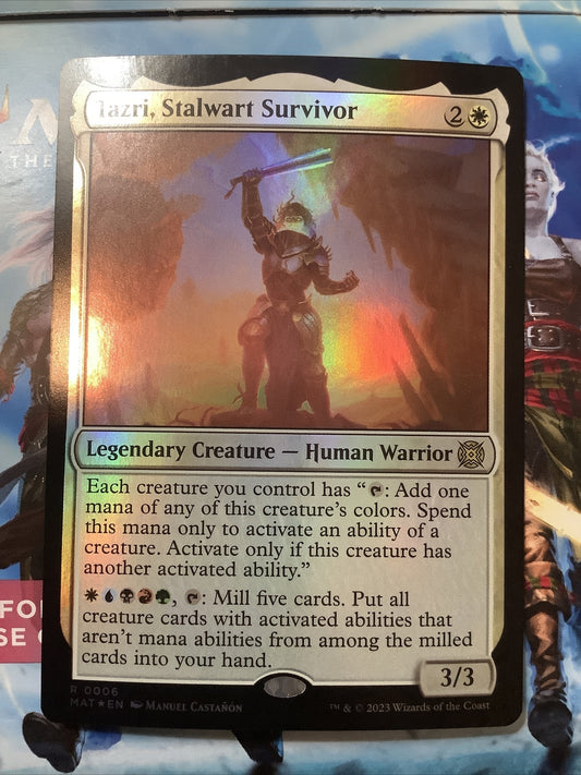 MTG MAT: Tazri, Stalwart Survivor (Legendary Creature) Regular Rare Foil 0006