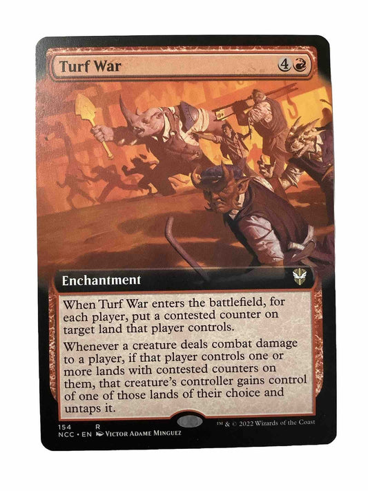 Turf War NCC 154 Magic the Gathering enchantment card.