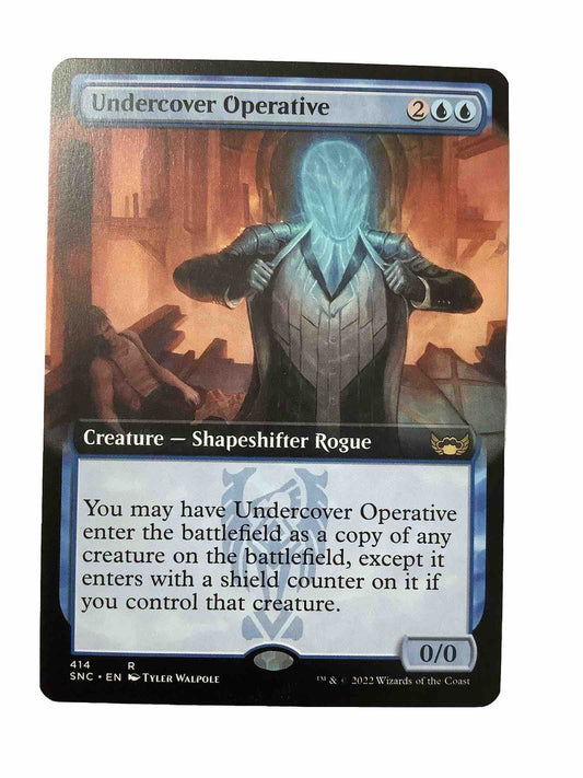 MTG SNC: Undercover Operative (Creature Shapeshifter Rogue) Extended Art Rare