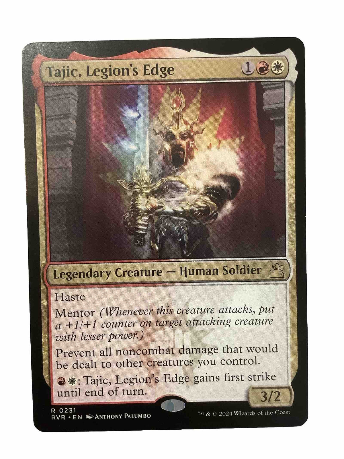 Tajic Legion's Edge RVR 231 regular finish legendary creature MTG card