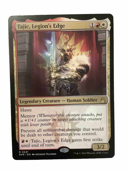 Tajic Legion's Edge RVR 231 regular finish legendary creature MTG card