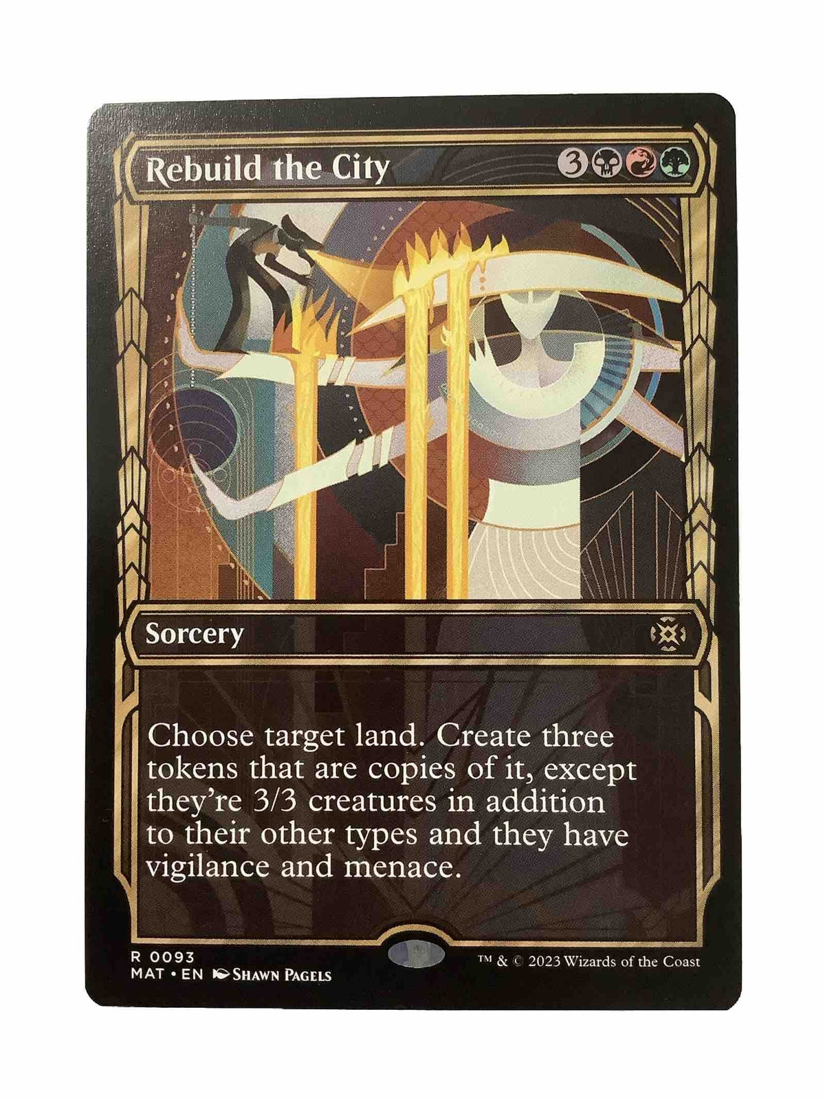 Rebuild the City — MAT Showcase Rare MTG card
