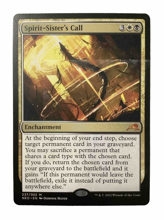 Spirit-Sister's Call — Kamigawa Neon Dynasty — Regular Mythic — DM Vault Co.
