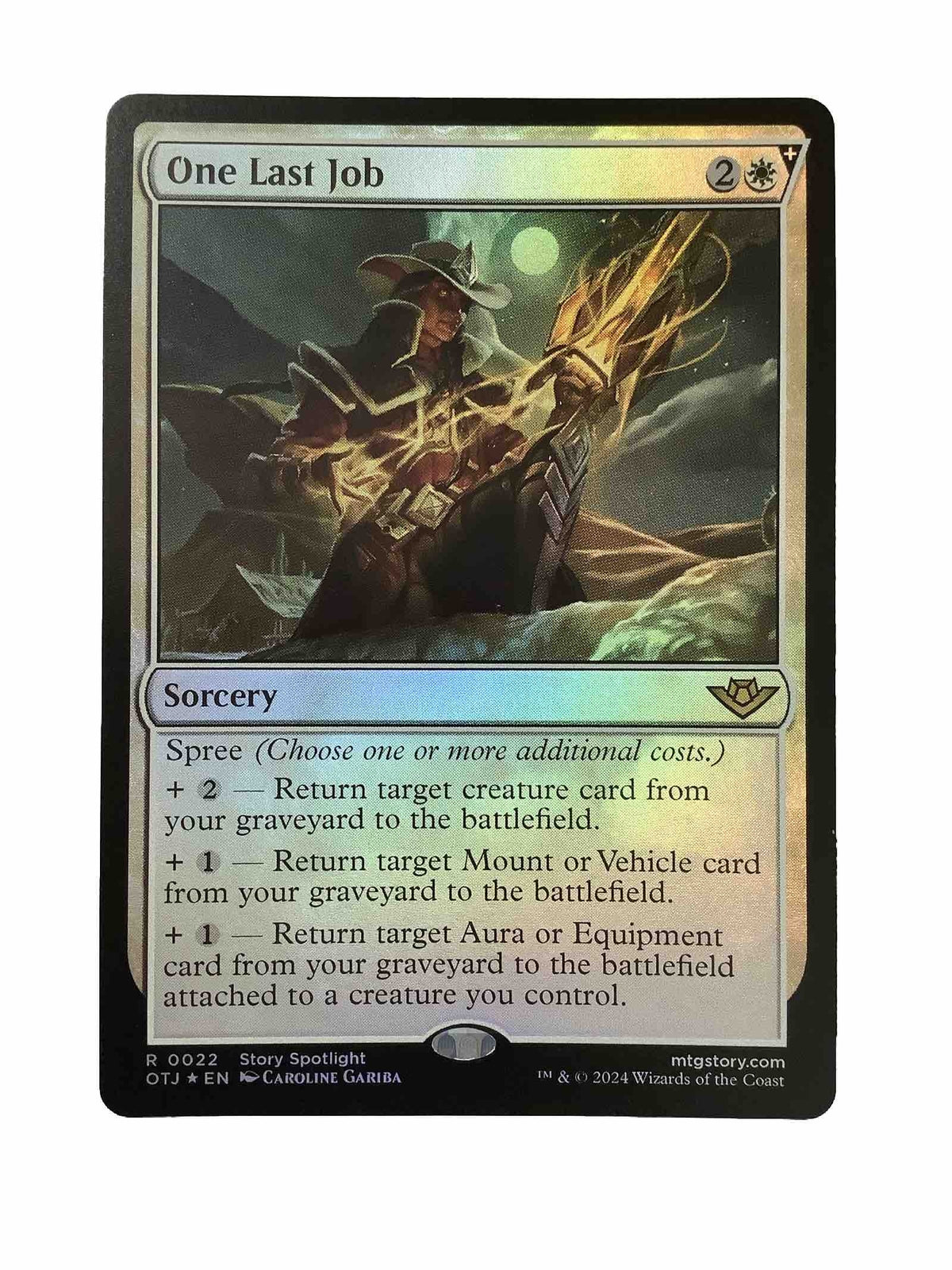 One Last Job OTJ 022 MTG foil card front