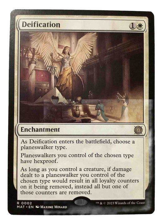 MTG MAT: Deification (Enchantment) Regular Rare 0002