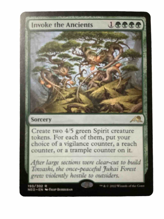 MTG NEO: Invoke the Ancients (Sorcery) 193/302 Regular Rare