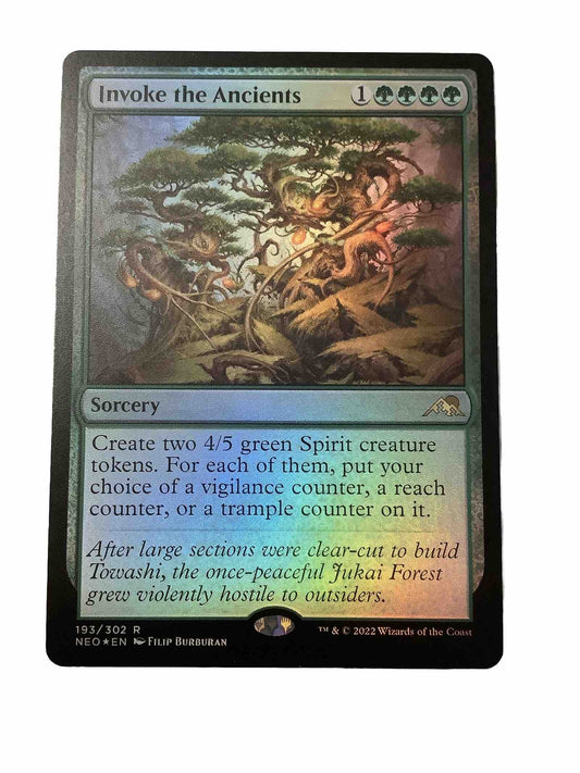 MTG NEO: Invoke the Ancients (Sorcery) 193/302 Regular Rare Foil