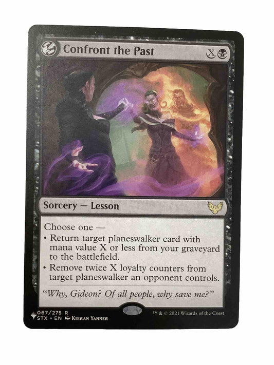 Confront the Past MTG STX 067 lesson planeswalker recursion card DM Vault Co