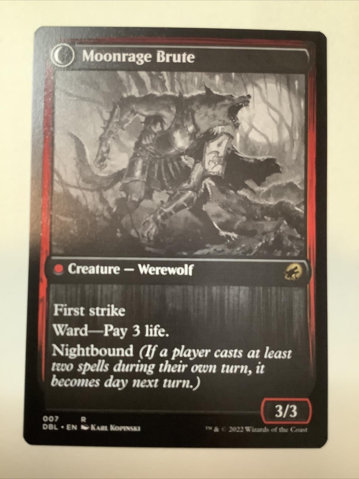 Brutal Cathar DFC Regular DBL #7 MTG Creature Removal