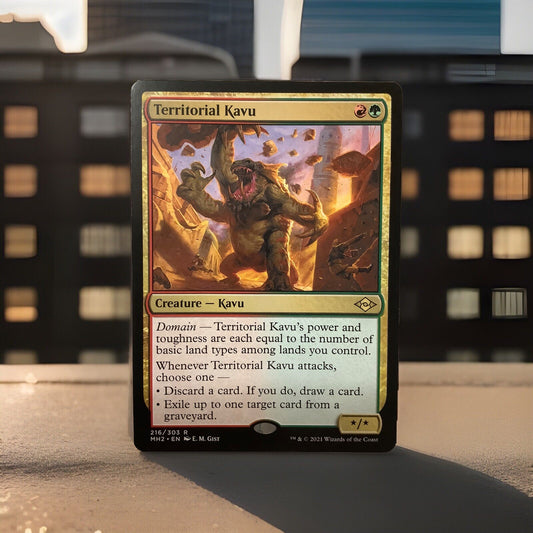 Territorial Kavu Modern Horizons 2 MTG rare card 216/303
