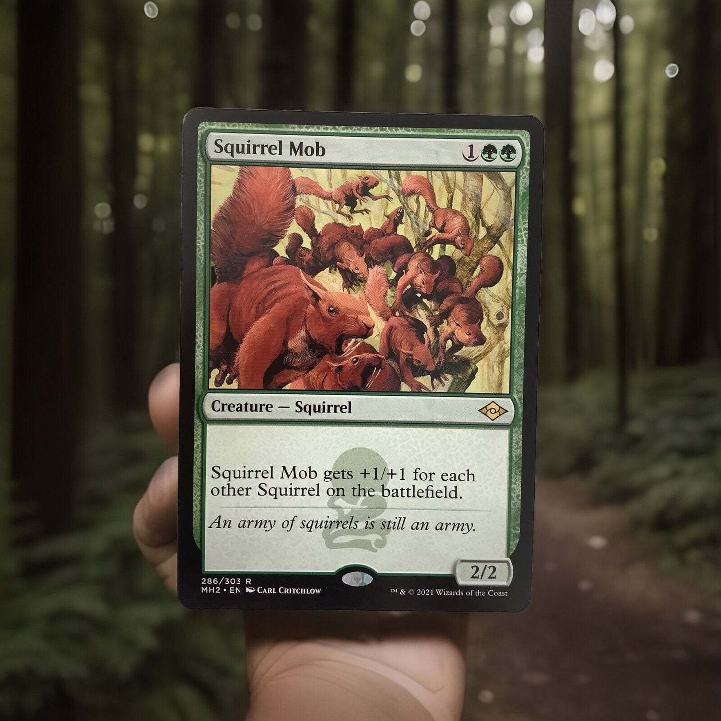 MTG MH2: Squirrel Mob (Creature Squirrel) Regular Rare 286/303