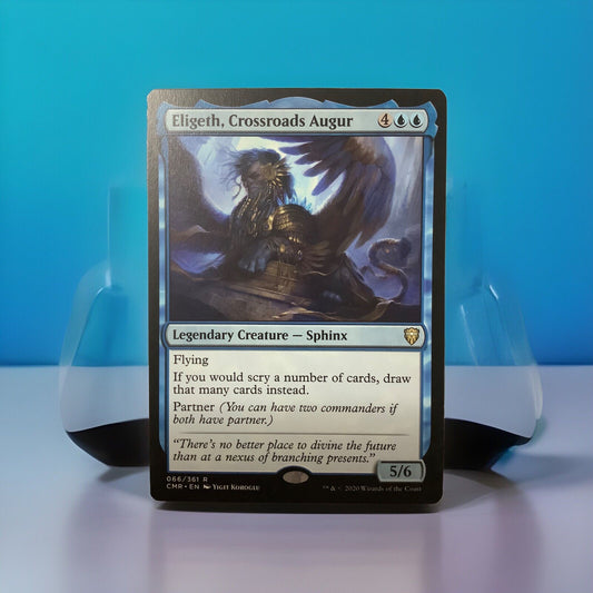 Eligeth Crossroads Augur Commander Legends blue legendary sphinx card