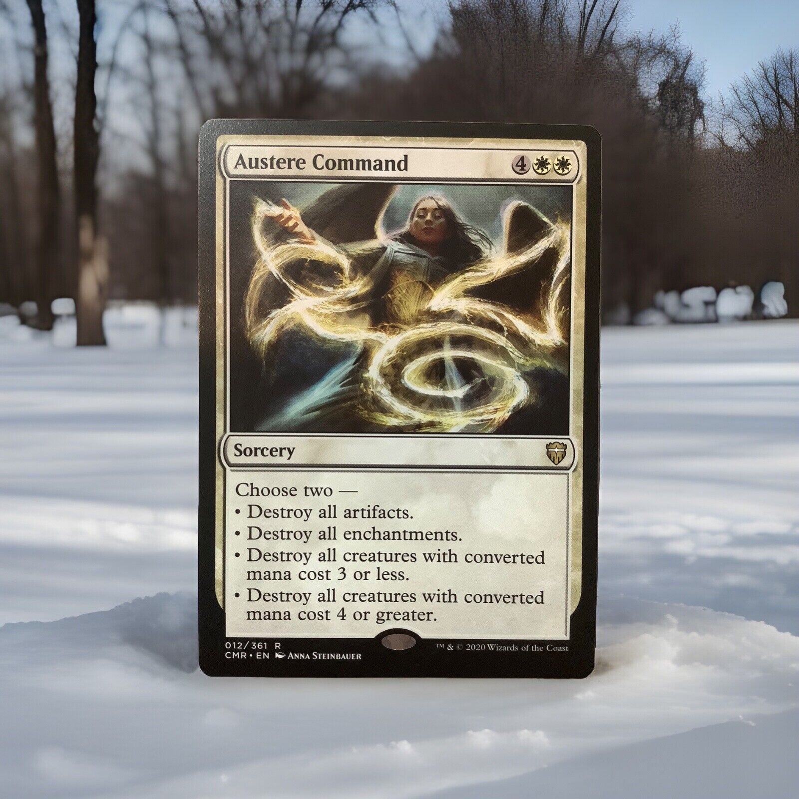Austere Command Commander Legends white sorcery board wipe Magic the Gathering card