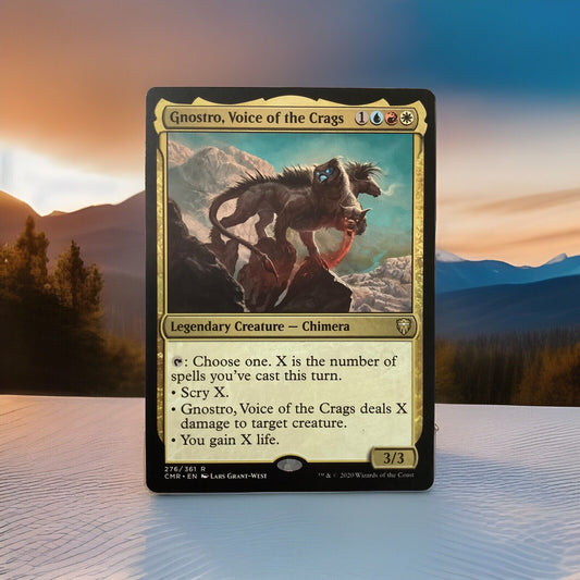 Gnostro Voice of the Crags Commander Legends legendary creature card