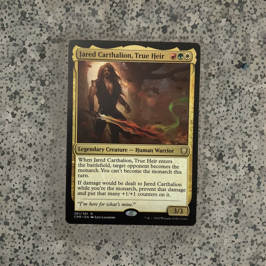 Jared Carthalion, True Heir (Commander Legends 281/361) Magic: The Gathering card front image
