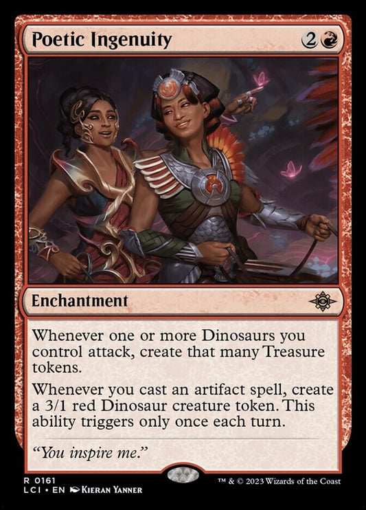 Poetic Ingenuity Regular LCI #161 MTG DM Vault Co