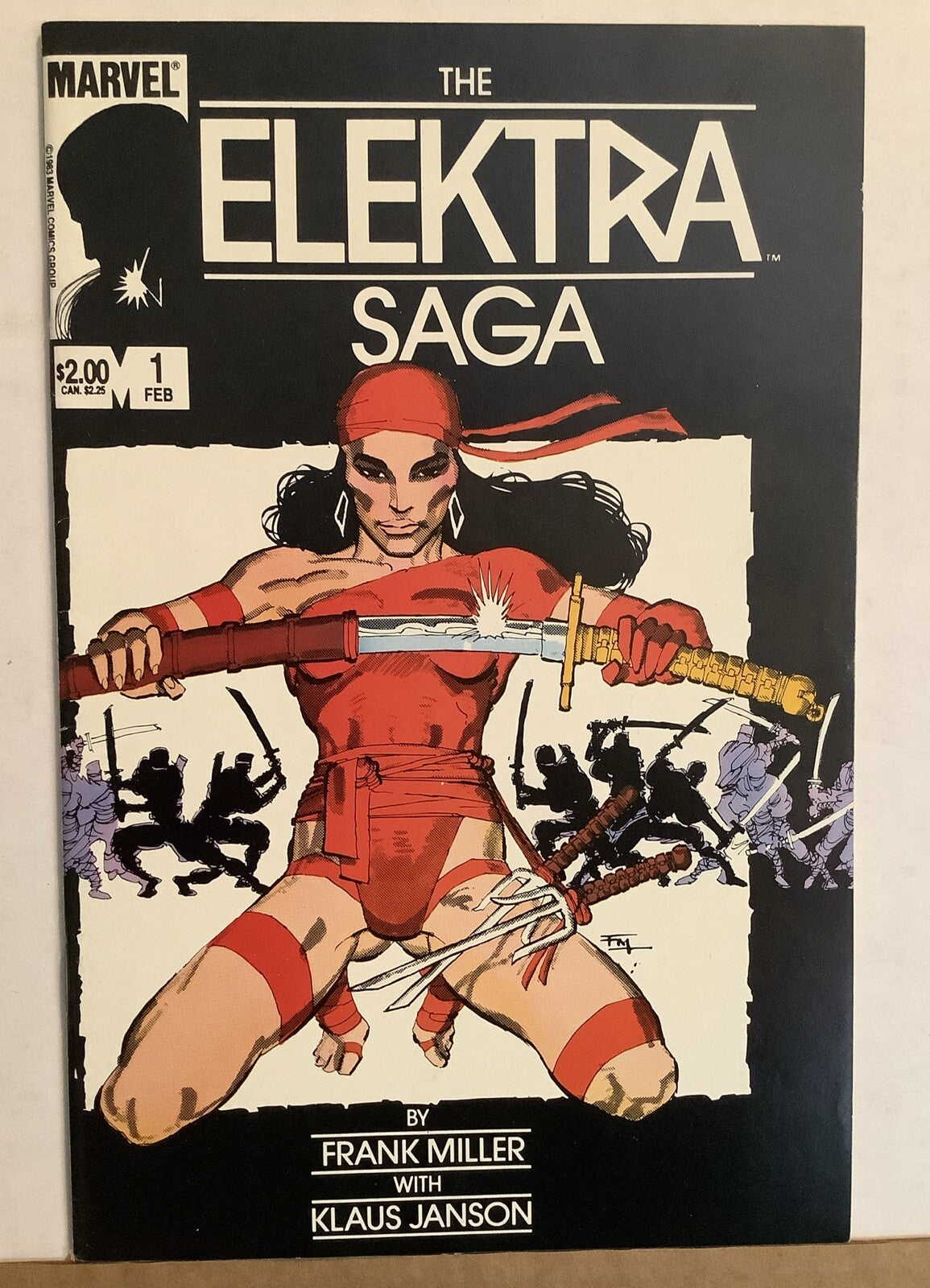 Elektra Saga 1 Marvel Comics 1984 Frank Miller ninja assassin comic