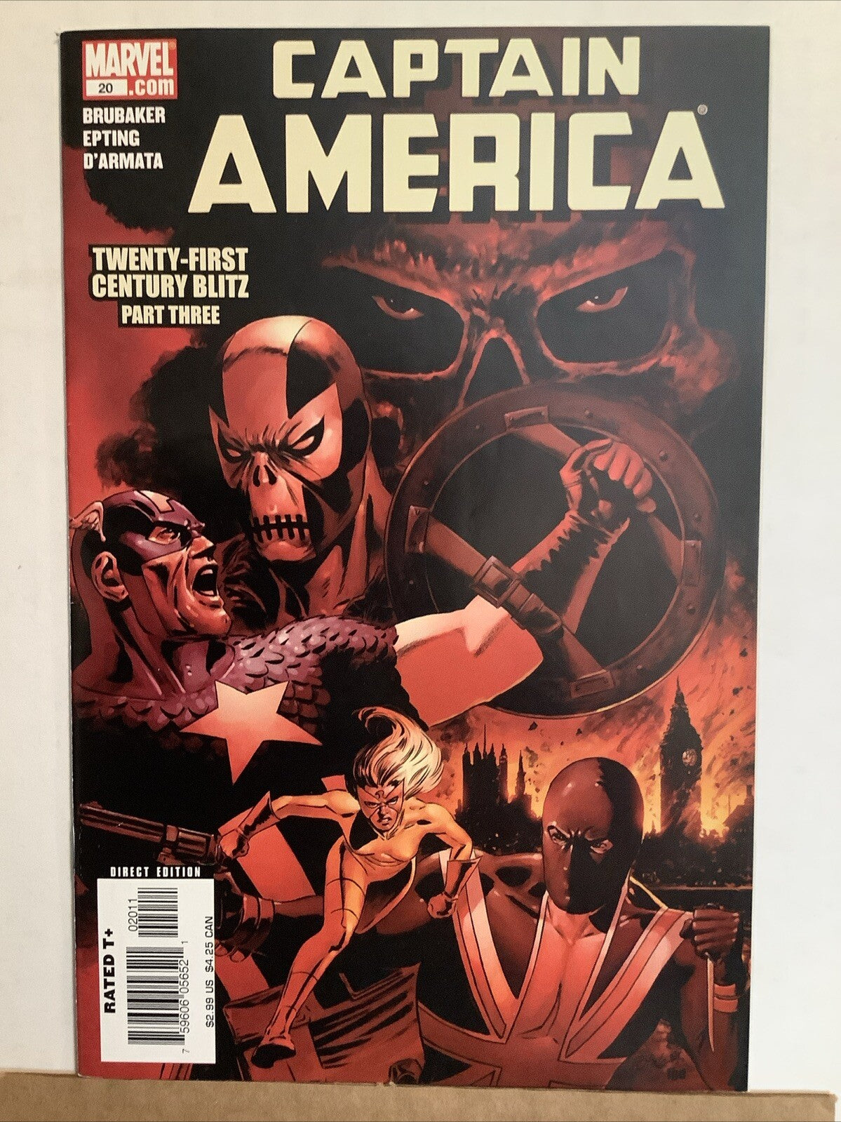 Captain America 20 Marvel 2006 Brubaker run Crossbones comic