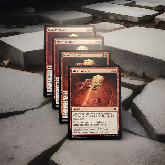 Mine Collapse instant Magic the Gathering Modern Horizons 2 135/303 playset of four