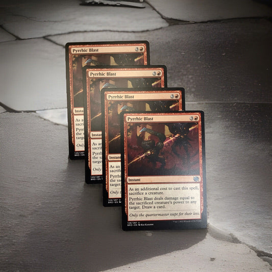 Pyrrhic Blast Magic the Gathering The Brothers’ War uncommon instant 148/287