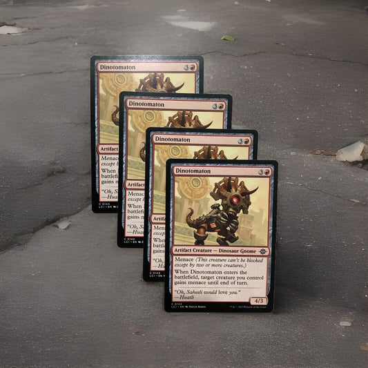 Dinotomaton x4 Lost Caverns of Ixalan Magic the Gathering artifact creature cards