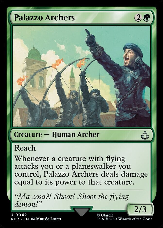Palazzo Archers ACR #042 Foil from Assassin's Creed.