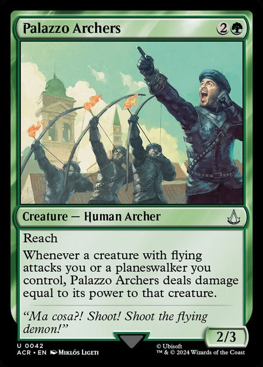 Palazzo Archers ACR #042 Foil from Assassin's Creed.