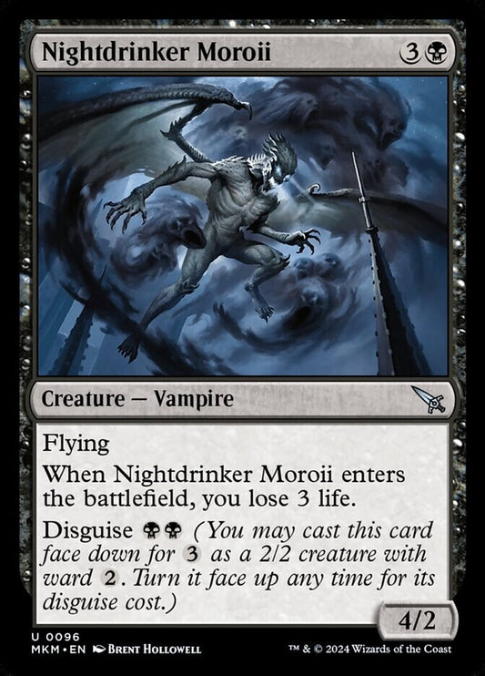 Nightdrinker Moroii MKM 096 Foil from Murders at Karlov Manor.