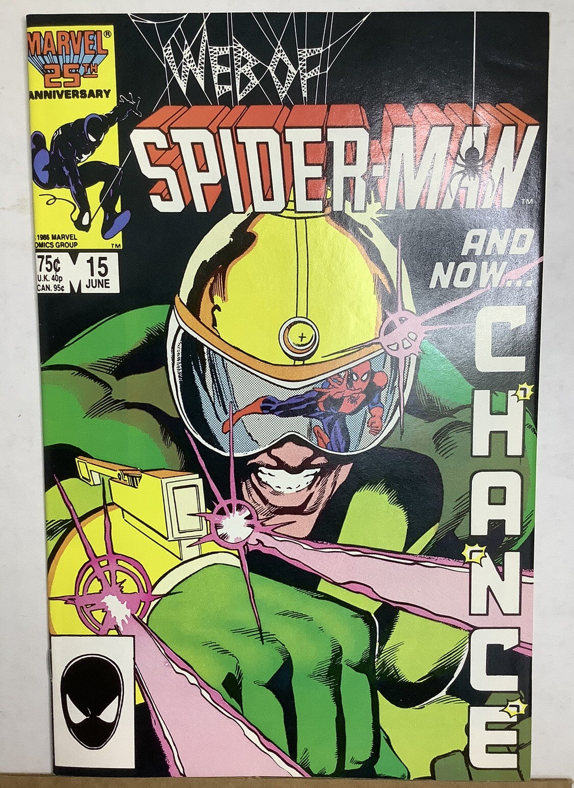 Web of Spider-Man #15 (1986) – Marvel Direct Edition, Chance vs. Spider-Man