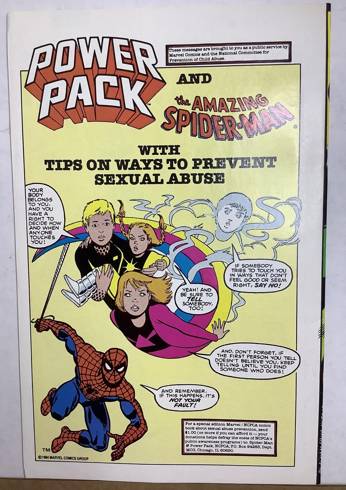 Web of Spider-Man #15 (Marvel Comics June 1986) 1st App. Chance