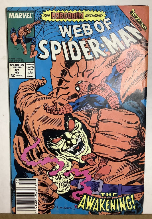 Web of Spider-Man #47 (1989) – Marvel Direct Edition, Inferno Tie-In