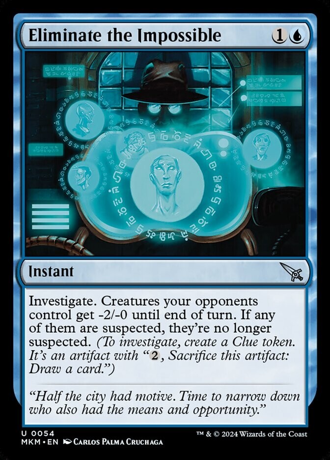 Eliminate the Impossible MKM 054 Foil from Murders at Karlov Manor.