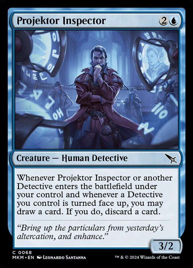 Buy Projektor Inspector Foil MKM 068 MTG and add repeatable looting value to your collection.