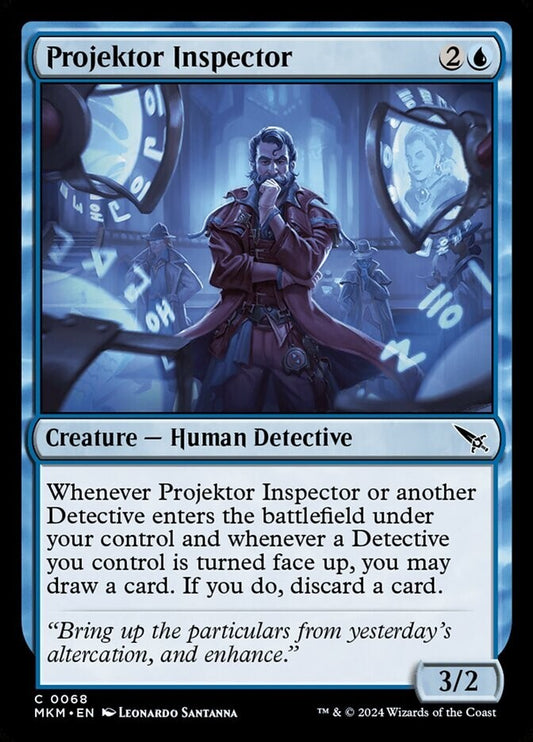 Buy Projektor Inspector Foil MKM 068 MTG and add repeatable looting value to your collection.