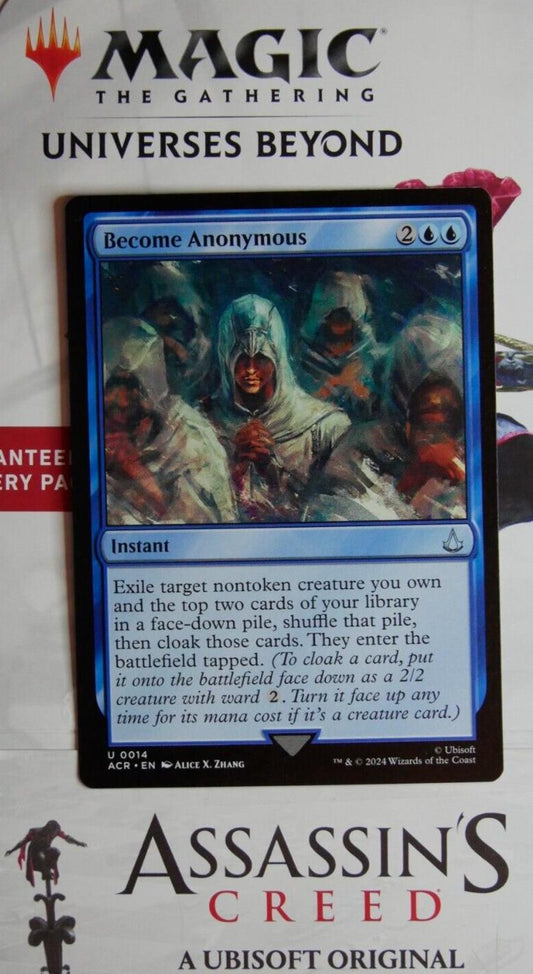 Become Anonymous ACR 014 Regular Finish from Assassin's Creed.